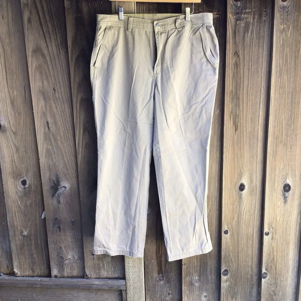 The North Face Utility Carpenter Work Pants Khaki Men's 36x30 Hiking Outdoor